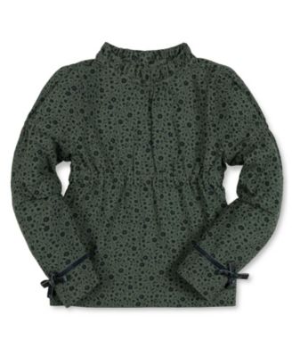 Girls' Organic Ruffle Neck Knit Top - Little Kid, Big Kid