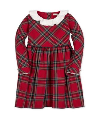  Girls' Organic Ruffle Collar Party Dress - Little Kid, Big Kid