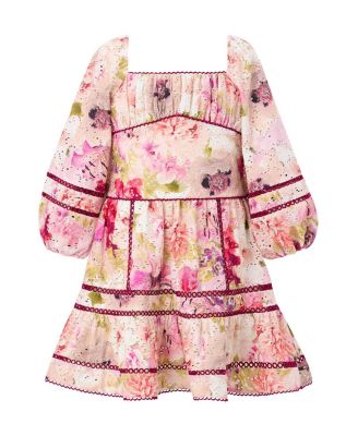  Girls' Liana Embroidered Mini Dress - Little Kid, Big Kid