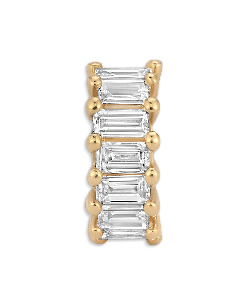 Adina Reyter 10K Yellow Gold Diamond Baguette Bead Charm