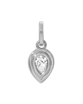 Sterling Silver Groovy Diamond Rays Charm