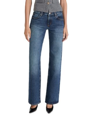 The Saturday Mid Rise Straight Jeans in Logic