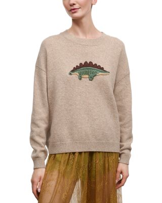 Giada Wool Blend Oversized Crewneck Sweater