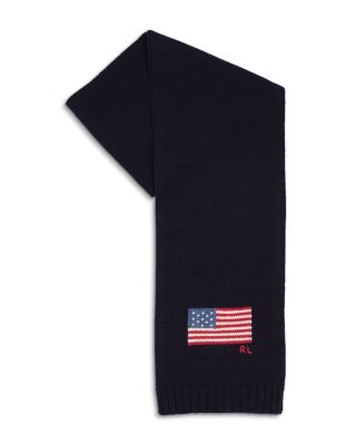 RL Flag Wool Scarf