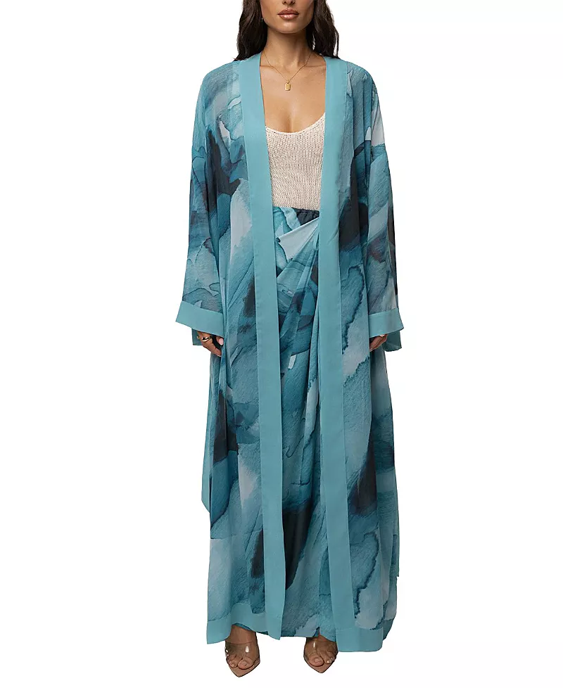 Jluxlabel Abstract Alissa Printed Duster