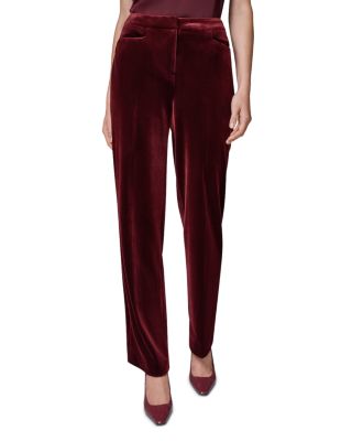 Velvet Straight Leg Pants