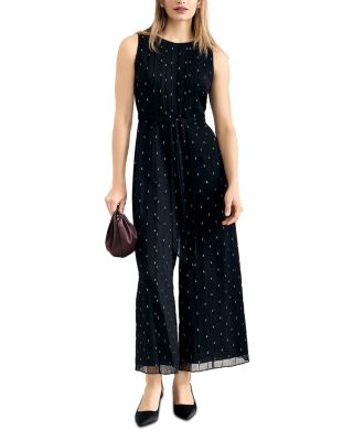Phase Eight Janine Black Shimmer Jumpsuit