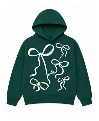 Girls' Fall Bows Hoodie - Big Kid