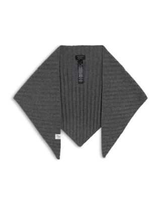 Cassidy Triangle Ribbed Cashmere Scarf