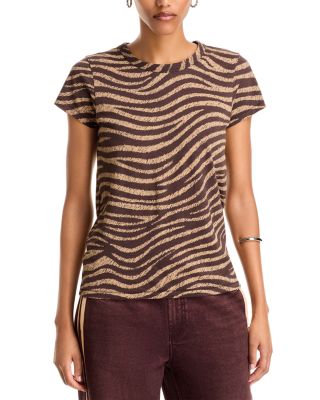 Zebra Print Cotton Tee