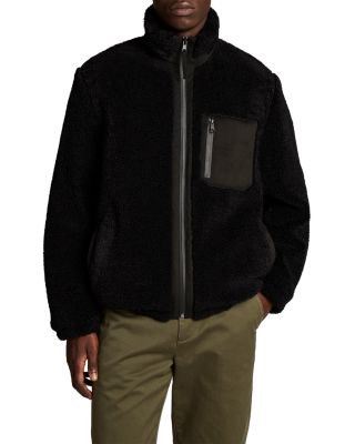 Vince Faux Sherpa Zip Jacket