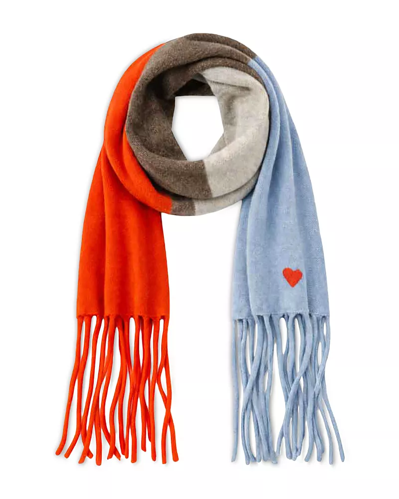 Kerri Rosenthal Cashmere Colorblock Scarf