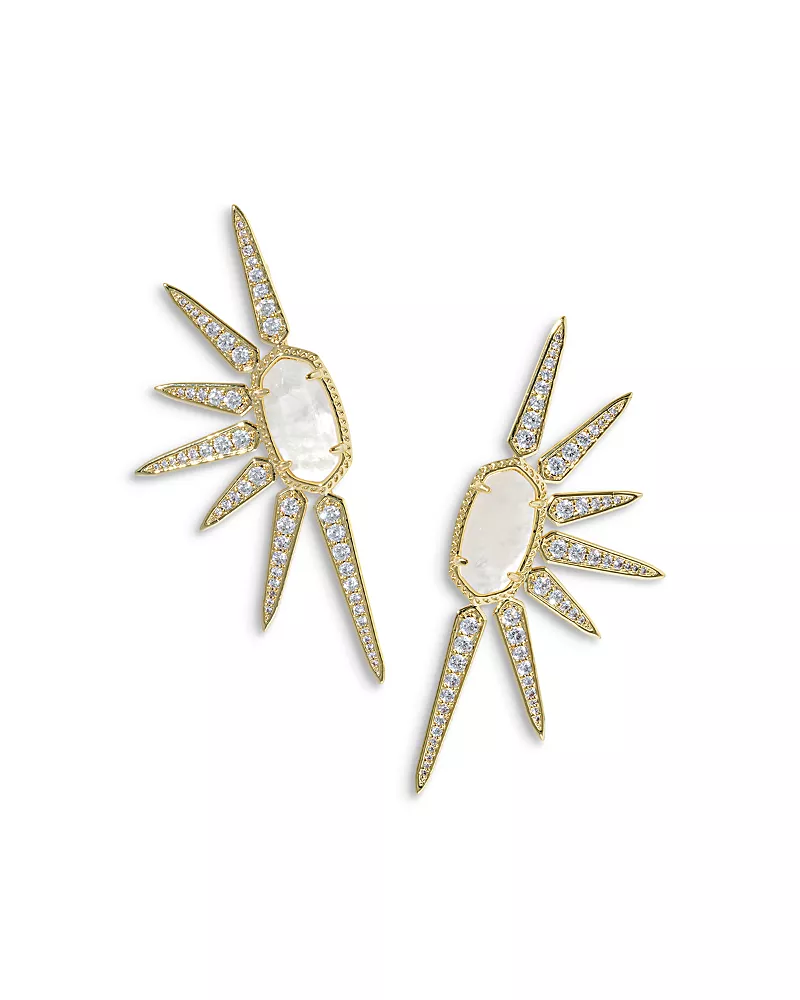 Kendra Scott Ellie Crystal Star Statement Earrings