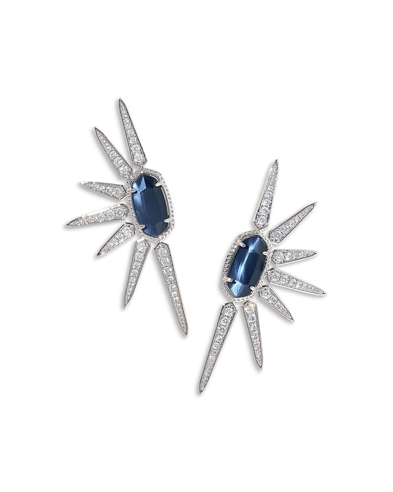 Kendra Scott Ellie Crystal Star Statement Earrings In Pattern
