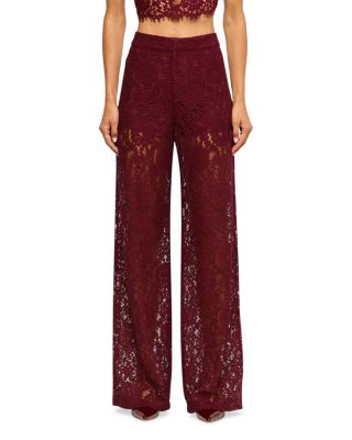 Livvy Lace Straight Leg Trousers