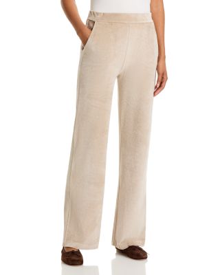 Velour Wide Leg Pants