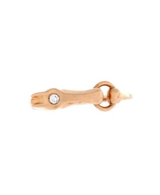 Very Small Galop Ring 18K Rose Gold with Diamond