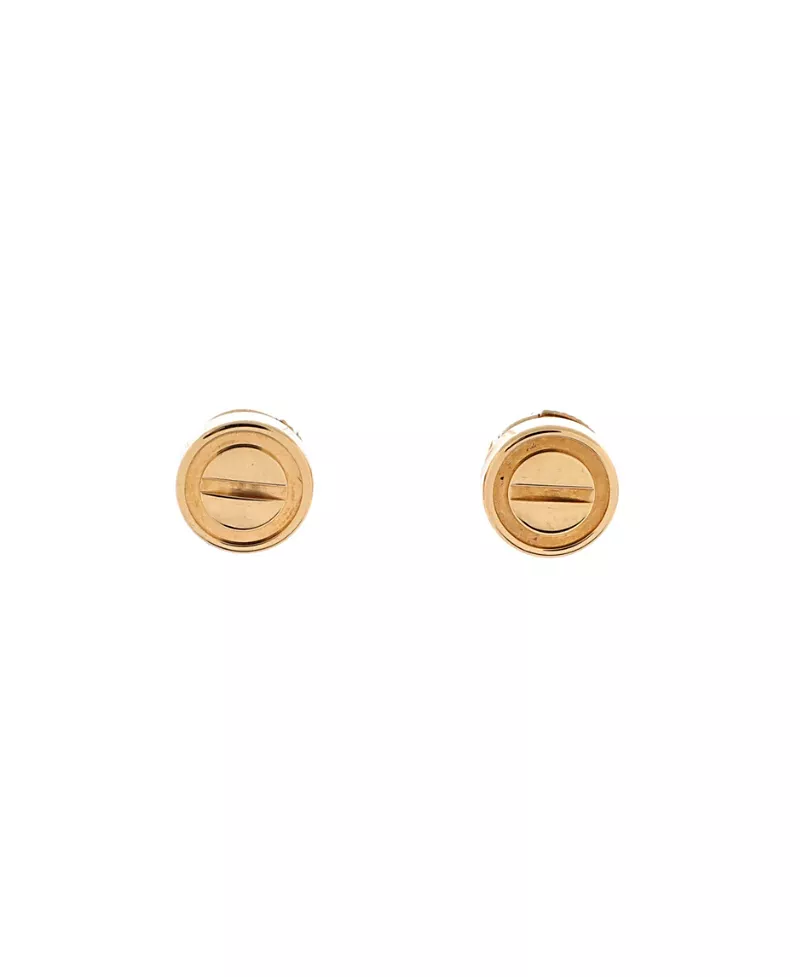 Pre-Owned Cartier Love Stud Earrings 18K Gold
