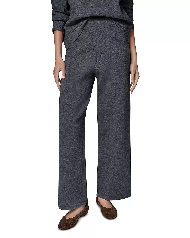 Donna Karan Weekend Wool Blend Pull On Pants