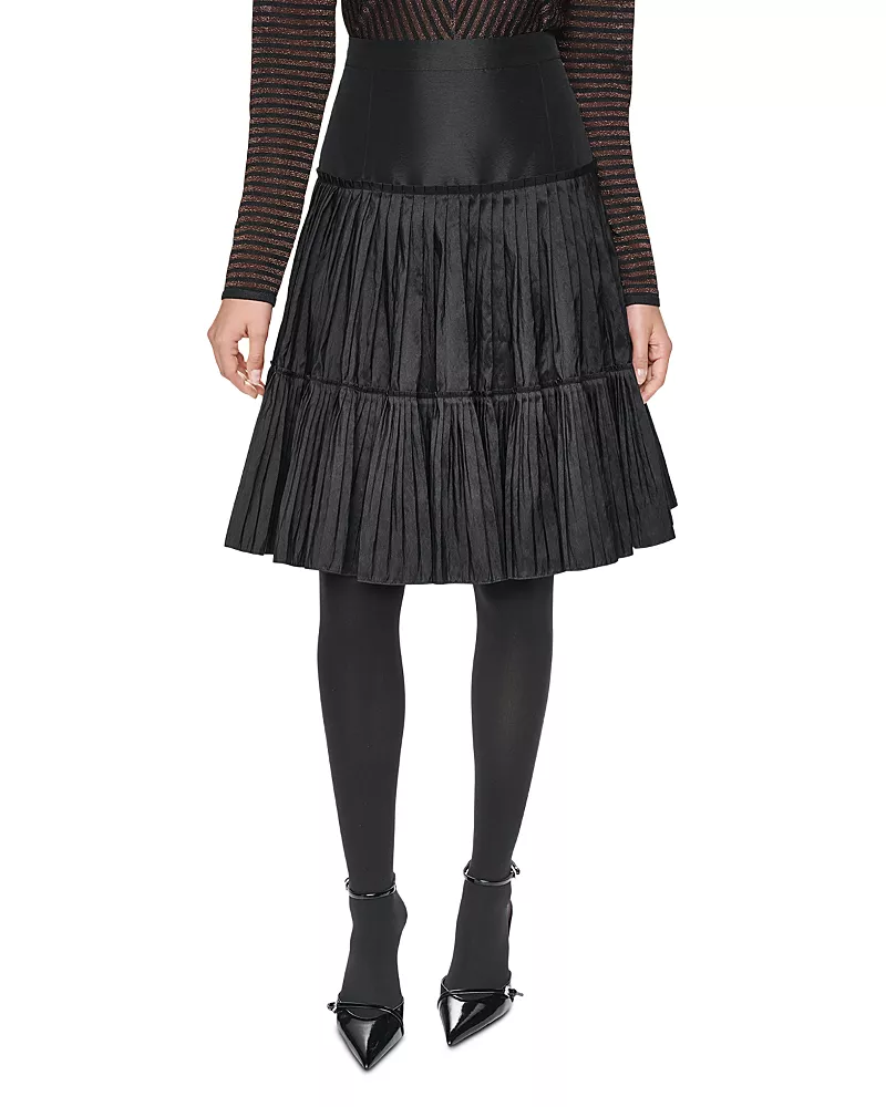 Sonia Rykiel A Line Pleated Skirt - Exclusive