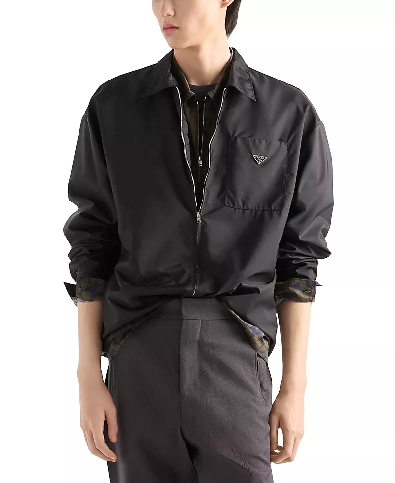 Prada Re-Nylon Zipper Shirt