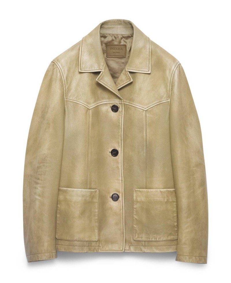 Prada Nappa Leather Jacket by Bloomingdale's