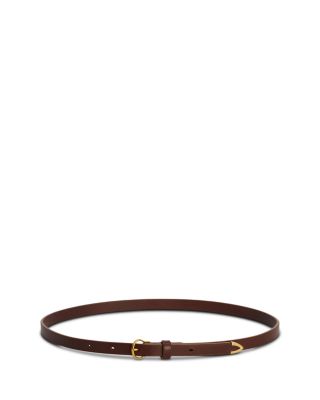 Jil Sander Women's Leather Pointed Metal Tip Belt