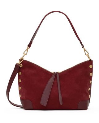 Grace Suede Convertible Shoulder Bag