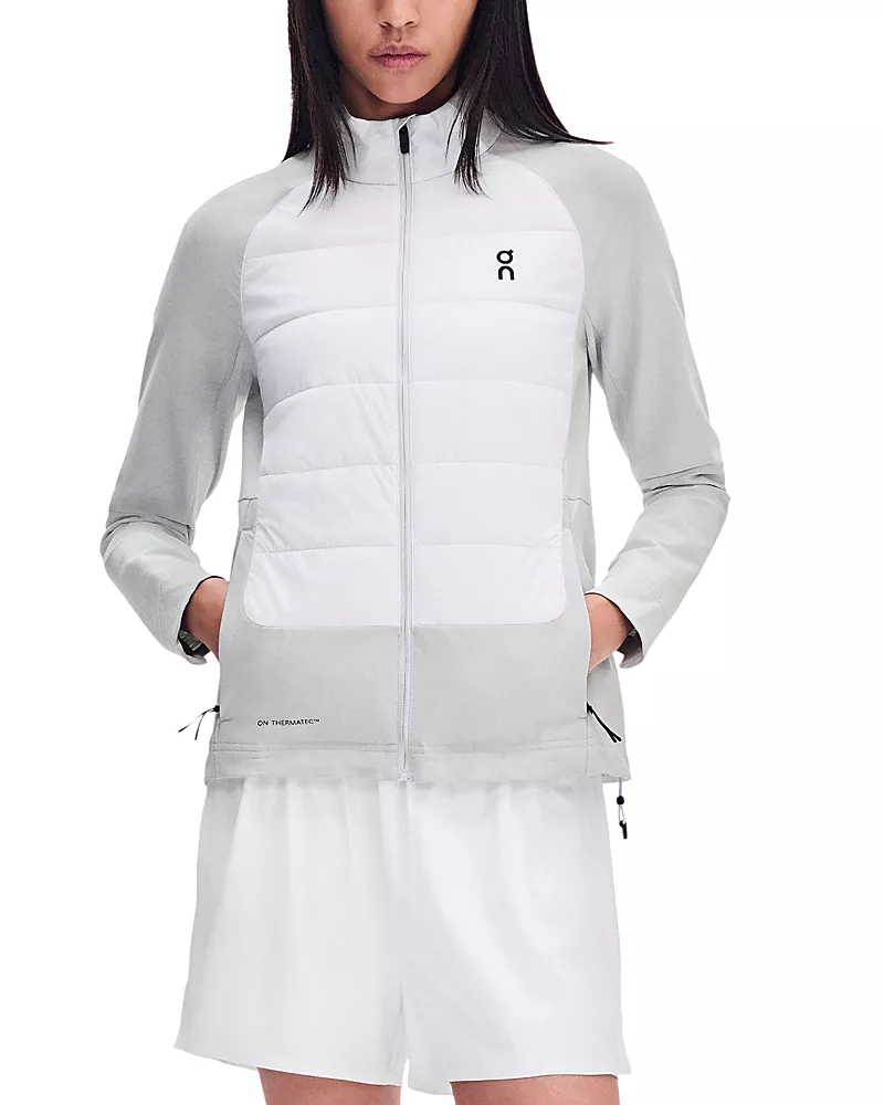 On Weather Hybrid Mock Neck Thumb Hole Cuff Jacket