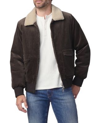 Cotton Blend Corduroy Flight Jacket