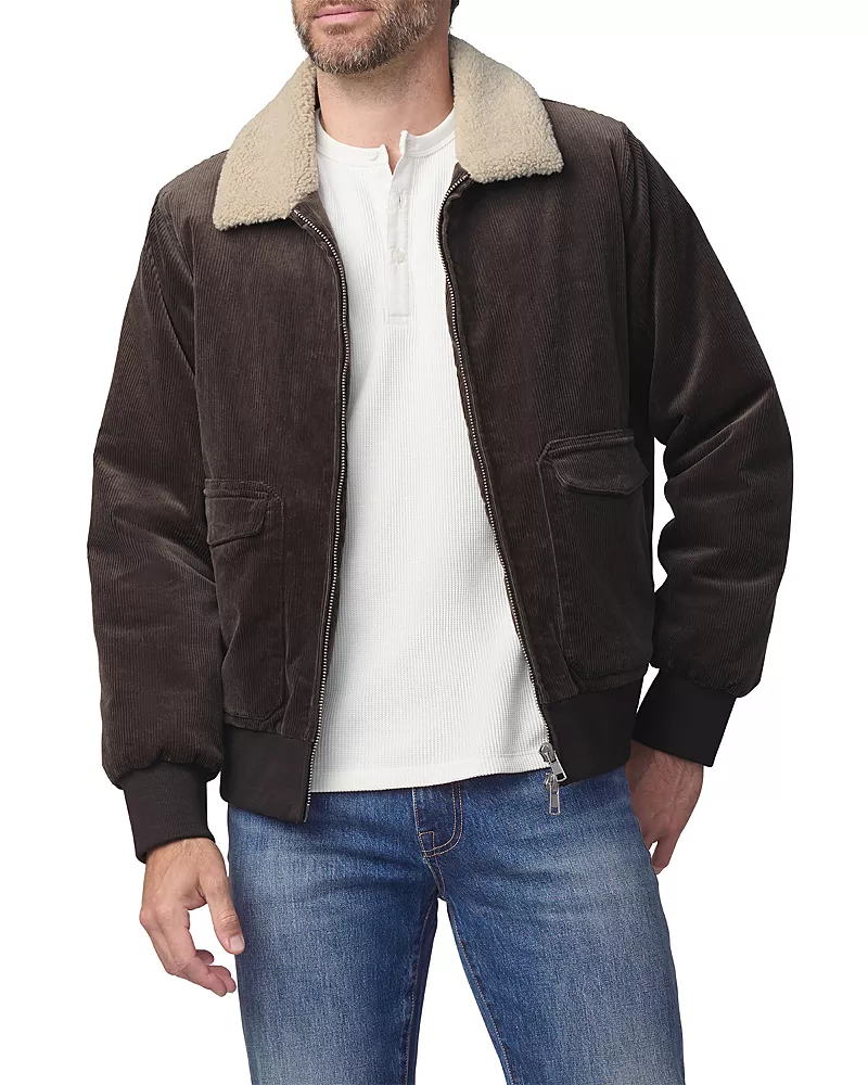 Joe's Jeans Cotton Blend Corduroy Flight Jacket