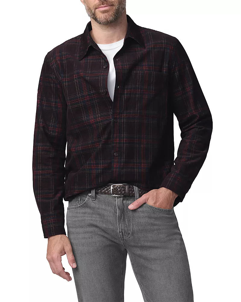 Joe's Jeans Baby Corduroy Plaid Classic Fit Shirt
