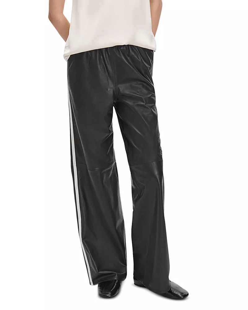 rag & bone Irina Leather Track Pants