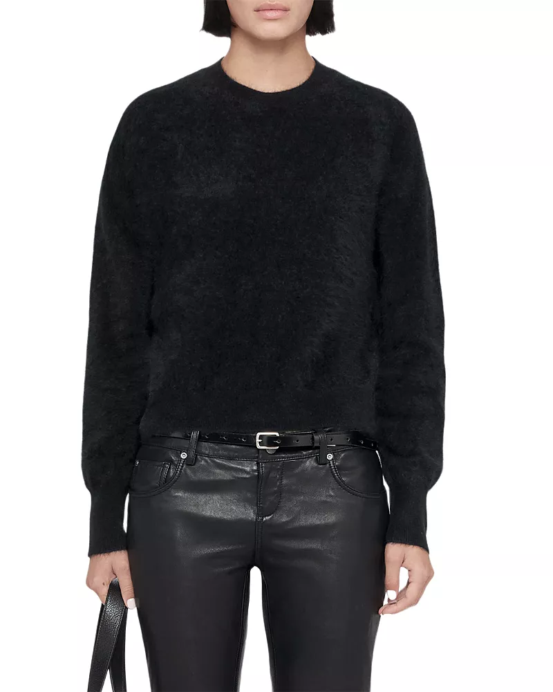 Allsaints Ada Brushed Cashmere Crewneck Sweater