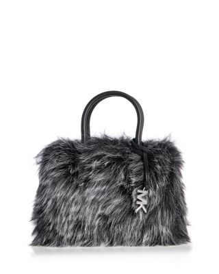 Laila Convertible Faux Fur Crossbody Bag