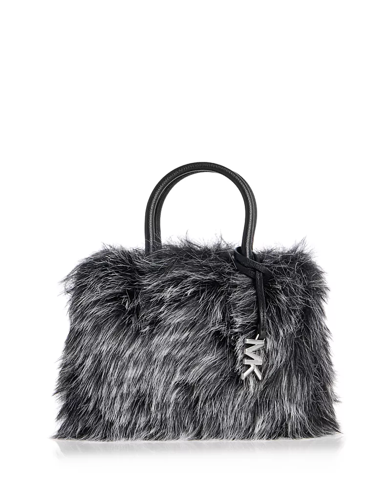 Michael Kors Laila Convertible Faux Fur Crossbody Bag
