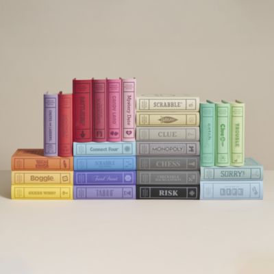 Vintage Bookshelf Edition Board Games, 25 Game Set