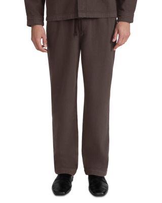 Textured Cotton Terry Travel Pants