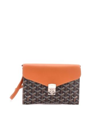   Chypre Wallet on Strap Coated Canvas with Leather