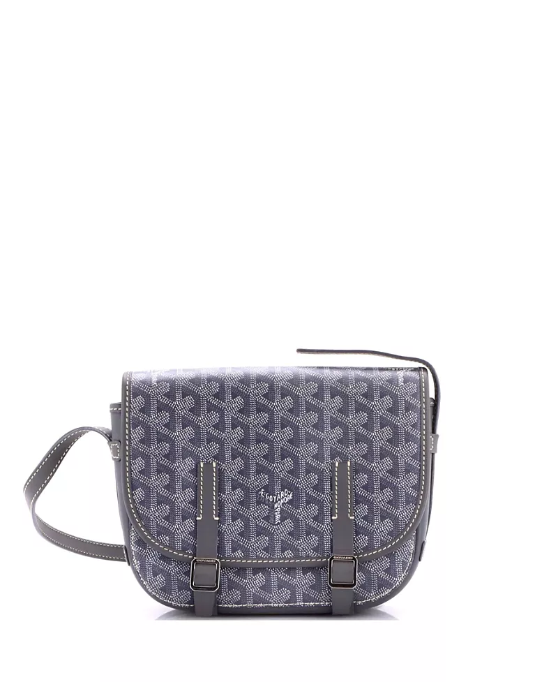 Pre-Owned Goyard Pm Belvedere Messenger Bag Coated Canvas