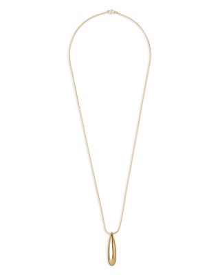 Lie Studio Dolly Elongated Pendant Necklace, 16.1