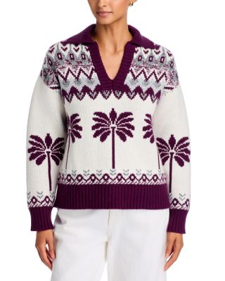 Cloud Bay Cotton Blend Fair Isle Sweater