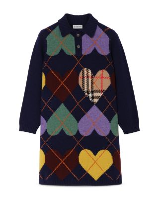 Girls' Amis Wool Argyle Long Sleeve Dress – Little Kid, Big Kid