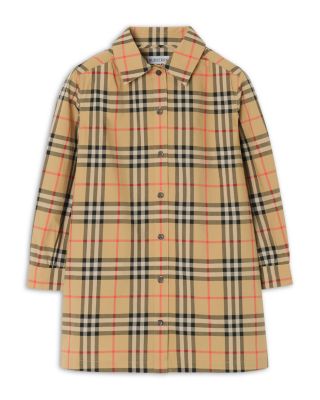 Girls' Cilla House Check Cotton Shirt Dress – Big Kid
