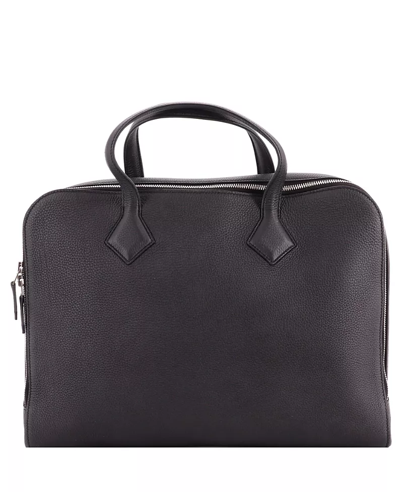 Pre-Owned HERMES Victoria Light Briefcase Togo