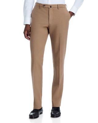 Incotex Doeskin Regular Fit Garment Dyed Stretch Cotton Pants