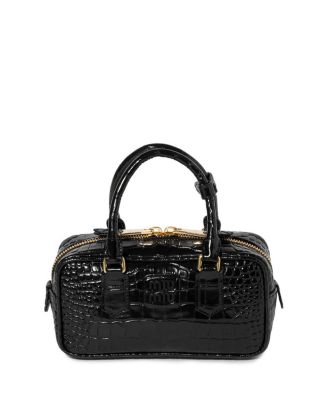  Arcadie Crocodile Embossed Calfskin Bag