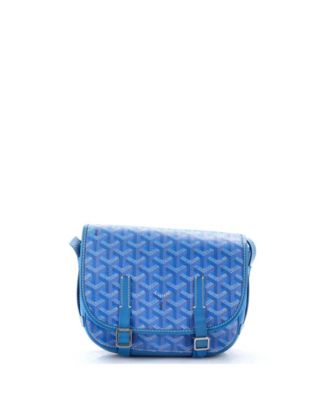  PM Belvedere Messenger Bag Coated Canvas with Leather