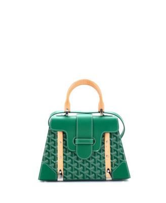  PM Saigon Top Handle Bag Coated Canvas with Leather