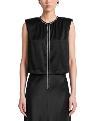 Saint Art Corvin Satin Chain Top